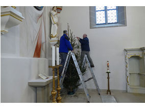 Es weihnachtet in St. Crescentius (Foto: Karl-Franz Thiede)